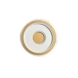 Plafoniera Contemporanea Loop Metallo Oro Opaco Led 60W