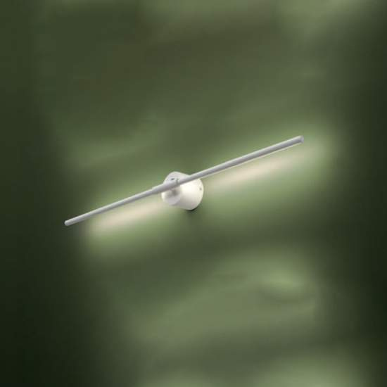Applique Contemporanea Nood Metallo Bianco Led 20W NOOD-A89-WH