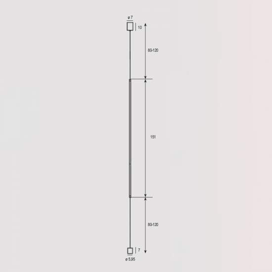 Plafoniera Contemporanea Nood Metallo Bianco Led 30W NOOD-PT150-WH