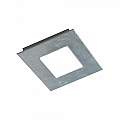 Plafoniera Contemporanea Pixel Metallo Foglia Argento Led 16W PIXEL-Q20-SF