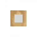 Plafoniera Contemporanea Pixel Metallo Foglia Oro Led 52W PIXEL-Q65-GF