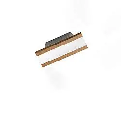 Applique Contemporanea Rail Alluminio Rame Opaco Led 14W