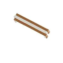 Applique Contemporanea Reflex Metallo Foglia Rame Led 24W