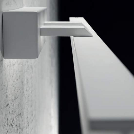 Applique Moderna Ruler Metallo Bianco Led 24W RULER-A69-WH