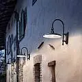 Applique Da Esterno Classica Campobasso Metallo E Ceramica Nero 1 Luce E27 A353-NE