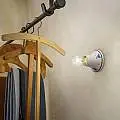Plafoniera Classica Trieste Bianco Decorato Filo Blu 1 Luce E14 C133-38-DEC-SOB