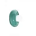 Applique Vintage Decò Bumbum Ceramica Turchese 1 Luce G9 C2750-TUR