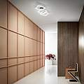 Plafoniera Moderna Afrodite Alluminio Titanio Led 28W AFRODITE-P-M-T