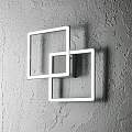 Plafoniera Moderna Afrodite Alluminio Titanio Led 42W AFRODITE-P-P-T