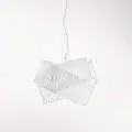 Lampadario Contemporaneo Agnese Metallo Finitura Cromo 2 Luci E27 39Cm AGNESE-S-M