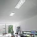 Plafoniera Moderna Bilbao Metallo Colore Acciaio 8 Luci Gx53 BILBAO-P-G-A