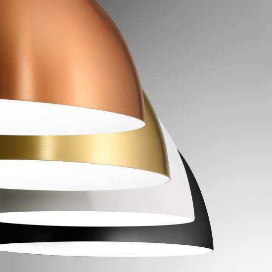 Sospensione Moderna Bonella 1 Luce E27 D.50 Cm Alluminio Ottone BONELLA-S-P-O