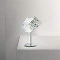 Lumetto Contemporaneo Camilla Metallo Cromo E Vetro Argento 1 Luce E14 CAMILLA-L-P-ARG