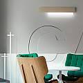 Applique Contemporanea Doha Alluminio Tortora 1 Luce Led 25W DOHA-A-G-T
