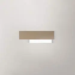 Applique Contemporanea Doha Alluminio Tortora 1 Luce Led 15W