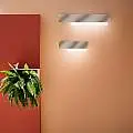Applique Contemporanea Doha Alluminio Tortora 1 Luce Led 15W DOHA-A-P-T