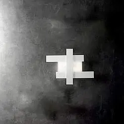 Plafoniera Contemporanea Doha Alluminio Bianco 1 Luce Led 30W