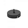 Rosone Per Serie Flash Flip Flute Metallo Nero Satinato 1 Foro GSOB11
