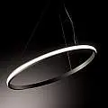 Sospensione Moderna Iole Alluminio Titanio E Silicone Led 1 Luce 28W IOLE-S-1-T
