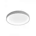 Plafoniera Moderna Krizia Alluminio Satinato Bianco 1 Modulo Led 30 W 4000 K KRIZIA-P-P-B4K