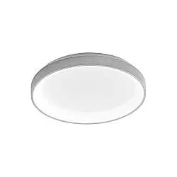 Plafoniera Moderna Krizia Alluminio Satinato Bianco 1 Modulo Led 30 W 4000 K