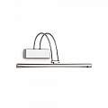 Applique Contemporanea Bow Metallo Cromo Led 4,5W Luce Calda 007045