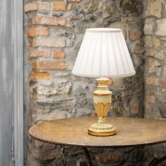 Lampade Da Scrivania - Ufficio Classico Firenze Metallo Bianco 1 Luce E14 012889