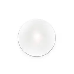 Applique Moderna Smarties Vetro Bianco 1 Luce G9 3W 3000K Luce Calda