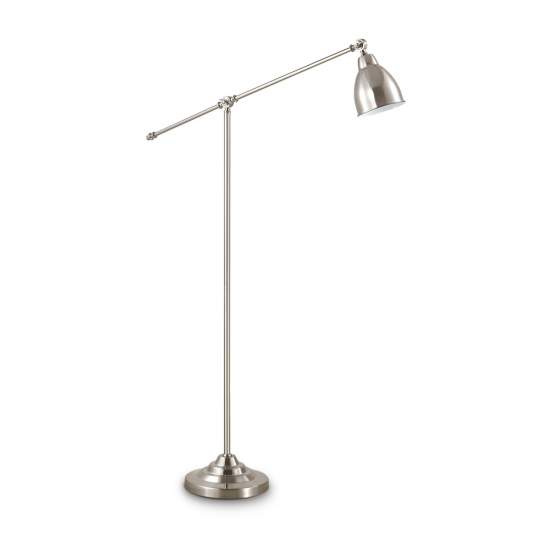 Piantana Industrial-Minimal Newton Metallo Cromo 1 Luce E27 015286