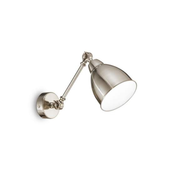 Applique Industrial-Minimal Newton Metallo Cromo 1 Luce E27 016399