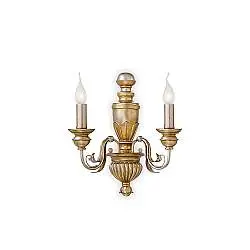 Applique Classica Firenze Materie Plastiche Oro 2 Luci E14