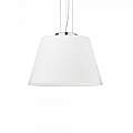 Sospensione Moderna Cylinder Metallo Bianco 1 Luce E27 025438