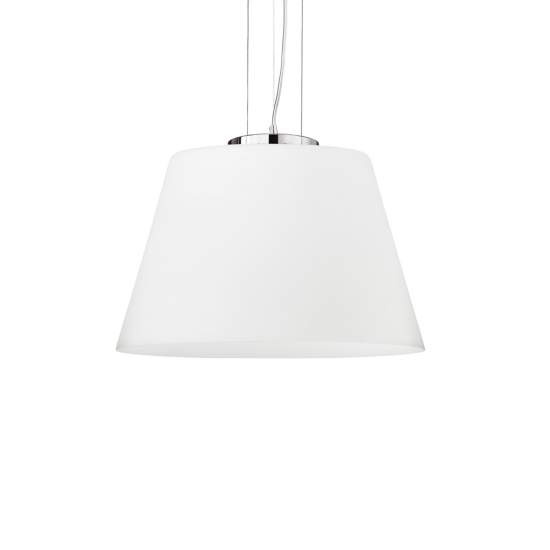 Sospensione Moderna Cylinder Metallo Bianco 1 Luce E27 025438