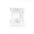 Applique Moderna Triplo Vetro Bianco 1 Luce E27 026473