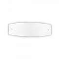 Applique Moderna Ali Vetro Bianco 2 Luci E27 026558