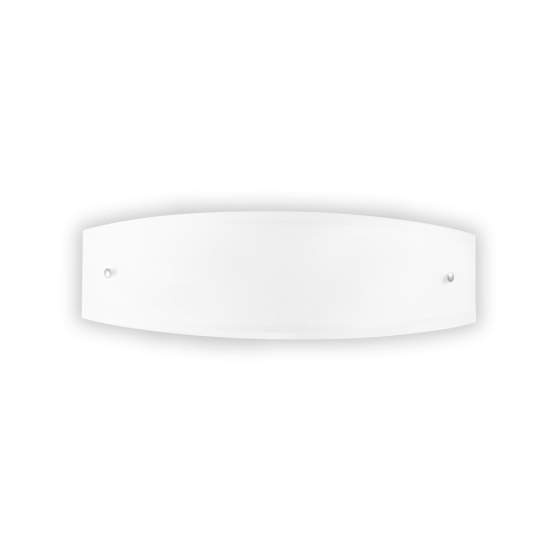 Applique Moderna Ali Vetro Bianco 2 Luci E27 026558