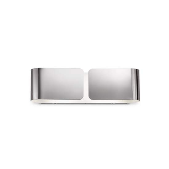 Applique Contemporanea Clip Metallo Cromo 2 Luci E27 031361