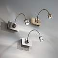 Applique Moderna Dynamo Metallo Cromo Flessibile Led 3W 4000K 031460