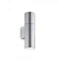 Applique Moderna Gun Alluminio Cromo 2 Luci Gu10 033013