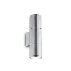 Applique Moderna Gun Alluminio Cromo 2 Luci Gu10