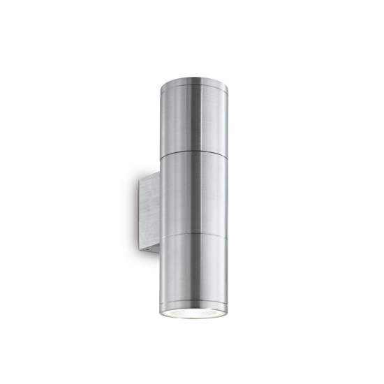 Applique Moderna Gun Alluminio Cromo 2 Luci Gu10 033013