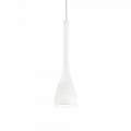 Sospensione Moderna Flut Vetro Bianco 1 Luce E14 Small 035697