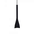 Sospensione Moderna Flut Vetro Nero 1 Luce E14 Small 035710