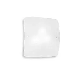 Plafoniera Moderna Celine Vetro Bianco 2 Luci E27