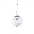 Sospensione Moderna Mapa Vetro Cromo 1 Luce E27 D40Cm 045122