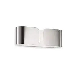 Applique Contemporanea Clip Metallo Cromo 2 Luci G9 3W 3000K Luce Calda