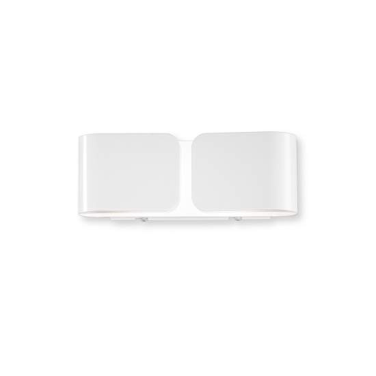 Applique Contemporanea Clip Metallo Bianco 2 Luci G9 3W 3000K Luce Calda 049236