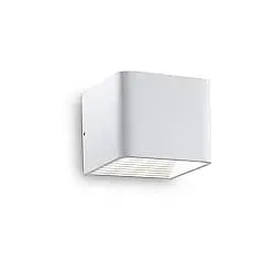 Applique Moderna Click Metallo Bianco Led 5,5W 3000K Luce Calda