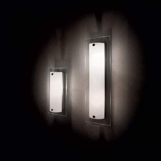 Applique Moderna Tudor Vetro Trasparente 1 Luce E14 051840