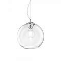 Sospensione Moderna Nemo Metallo Trasparente 1 Luce E27 D30Cm 052809
